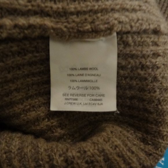 J. Crew 100% Lambswool Henley (M) - Picture 4 of 5